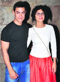Cool couple: Aamir Khan and Kiran Rao