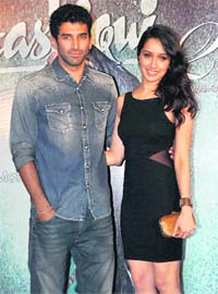 On track: Aditya and Shraddha