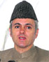 Omar Abdullah addresses a press conference at the civil secretariat complex in Srinagar on Monday. 