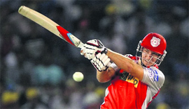 David Miller was in a rampaging form as he hit an unbeaten 101 to bail his team out of a mess in Mohali on Monday.