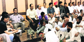 Baldev Raj Sharma, Reasi MLA, convened a public grievances camp at Reasi on Wednesday.