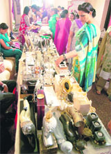 The summer exhibition underway in Amritsar on Thursday. 