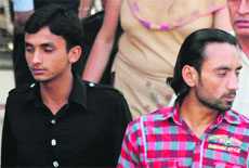 Family members of Sanaullah.