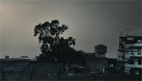 A clouded sky in Ludhiana on Friday. Photo: Inderjeet Verma 