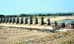 The Tawi lake project underway in Jammu