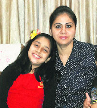 Charanjeet Kaur Bains with Sabreen