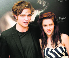 Quality time: Robert Pattinson and Kristen Stewart