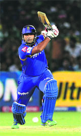 Stuart Binny scored an unbeaten 41 to steer his team to victory on Sunday.