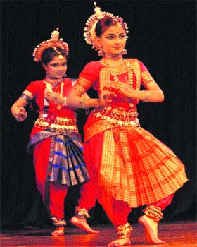 Catch them young! Children perform Odissi dance organised by the Sudaaya Dance Foundation at Epicentre in Gurgaon
