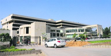 Lalit Hotel and the Parsvnath project (below) at the IT Park in Chandigarh fall in the proposed eco-sensitive zone.