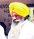 Sucha Singh Langah at the Mohali District Courts in Phase III on Wednesday