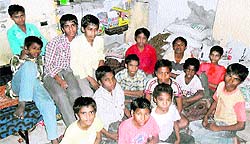The children who were rescued by the police