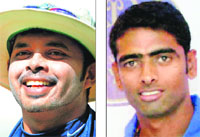 While S Sreesanth was the most high-profile player to be arrested, it has emerged that arrested bookie Amit Singh (right) has been an RR player.
