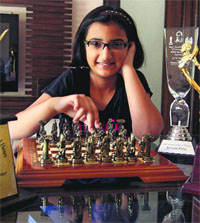 Tarini Goyal has won the Best Woman Player award.