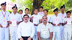 MHAC school, Nagbani, NCC naval wing students