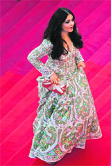 Aishwarya Rai arrives for the screening of the film Blood Ties at the Cannes Film Festival.