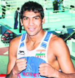 Manoj Kumar was one of the boxers who were recently decorated.  File Photo