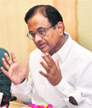 Finance Minister P. Chidambaram