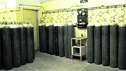 The oxygen plant near the maternity ward at the GMSH-16 in Chandigarh