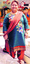 Choreographer Saroj Khan smiles after facing a harrowing time at a school where she got locked in a washroom in Mohali