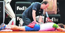 Andy Murray aggravated a lower back injury at the ATP Rome Open, due to which he will miss the French Open.  AFP