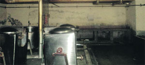 The kitchen of the Guru Nanak Dev Hospital Amritsar which is not working for a long time.