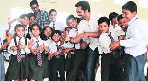 Special students get tips on dance at a summer camp in their school in Ludhiana.