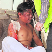 The injured, Harpreet Singh.