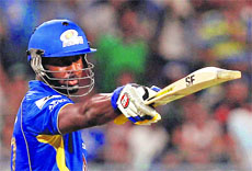Dwayne Smith was emphatic in his 62-run inning, paving the way for Mumbais win over Rajasthan on Friday