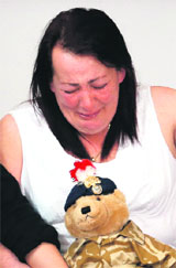 Lyn Rigby, the mother of murdered soldier Lee Rigby, at a press conference in Greater Manchester on Friday