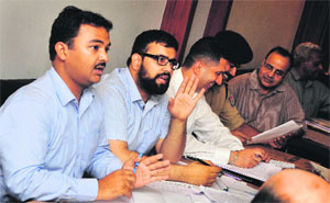 Local Commissioners appointed by the HC hold a meeting in Ludhiana on Saturday. 
