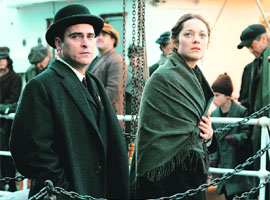 James Gray's American drama The Immigrant competed for the Palme d'Or