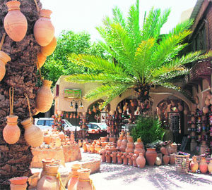 A craft souk at Nizwa Market
