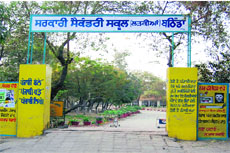 A view of the school on the Mall Road where the Government Elementary School and the BRP office will be shifted.