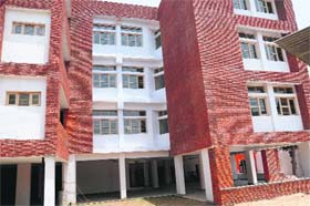 The Government High School building in Hallo Majra awaits inauguration
