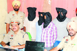 The four accused in police net.