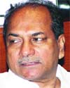 Defence Minister AK Antony