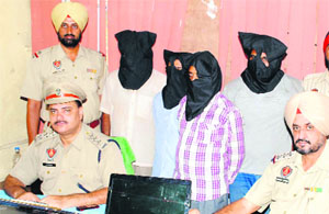 The four accused in police net. 