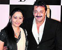 Maanyata and Sanjay Dutt