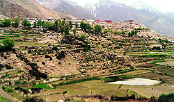 A panoramic view enroute Lahaul Spiti 