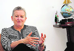 Nancy Powell, US Ambassador to India talks to The Tribune team in Chandigarh