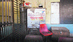 The bus stand at Hamirpur