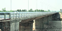 A view of the new bridge on the Tawi. A file photograph