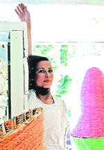 Tanja Wessels, who beautified the mundane baskets