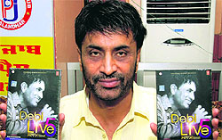 Debi Makhsoospuri releases his new album Debi Live -5 Salaam Zindagi in Jalandhar on Wednesday