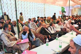 Family members of the two women who were raped and murdered along with Majlis-e-Mushaverat committee members in Shopian on Wednesday