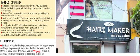 A hair salon has also come up in the area