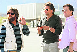Zach Galifianakis, Bradley Cooper and Ed Helms