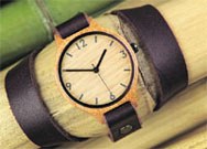 In Canada, bamboo beer is a favoured drink; Bamboo watch by Bamboo Revolution; i-Phone bamboo case by Grove