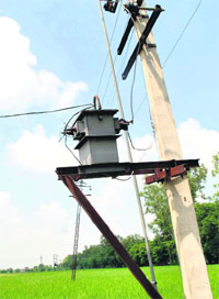 Tubewell transformers often get burnt out as farmers have overloaded these with unauthorised increase in the motor capacity
